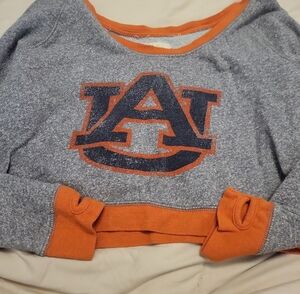 Auburn Tigers Cropped Sweatshirt With Thumb holes
